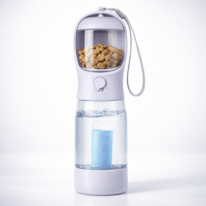 3 - in - 1 Portable Pet Water & Food Bottle - Gadget flow
